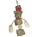 Peticare Small Parrot Bird Toy with Rawhide PE145699